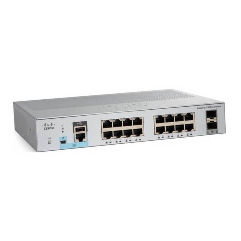 Cisco WS-C2960L-16TS-LL 16 Ports Ethernet Switch Layer 4 Manageable | Refurbished
