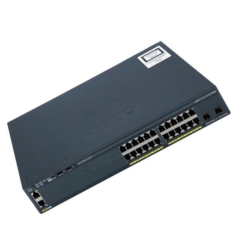 WS-C2960X-24PD-L Cisco Catalyst 24 Ports Managed Switch | Refurbished