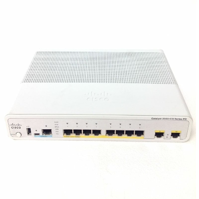 Cisco WS-C3560CPD-8PT-S 8 Ports Ethernet Switch Catalyst | Refurbished