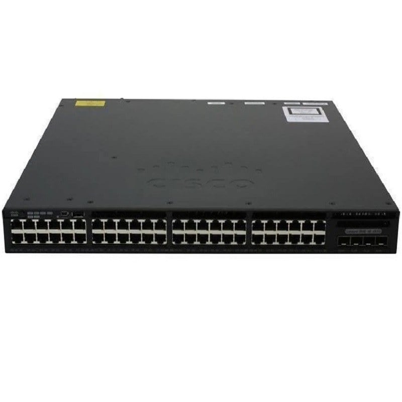 WS-C3650-48TS-L Cisco Ethernet Switch Layer 2 Rack-mountable 1U Stackable | New Factory Sealed