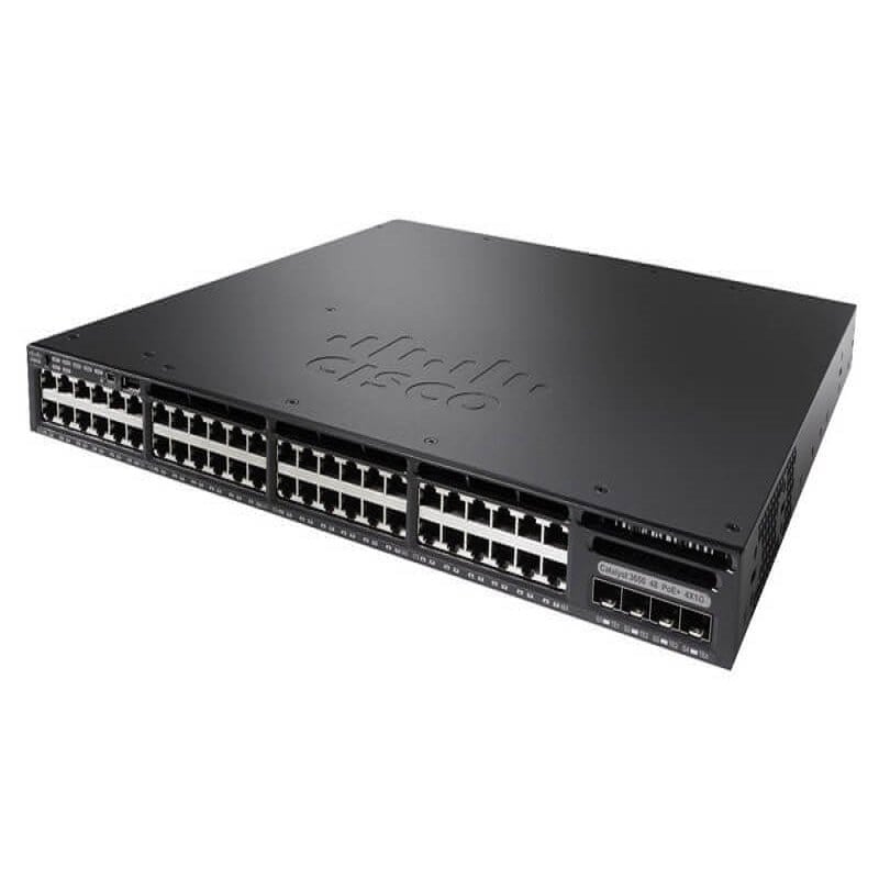 WS-C3650-48TS-L Cisco Ethernet Switch Layer 2 Rack-mountable 1U Stackable | New Factory Sealed