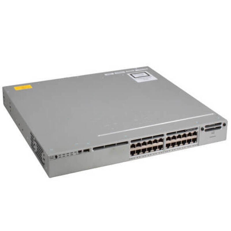 WS-C3850-24P-E Cisco Catalyst 24 Ports Manageable Switch | Refurbished