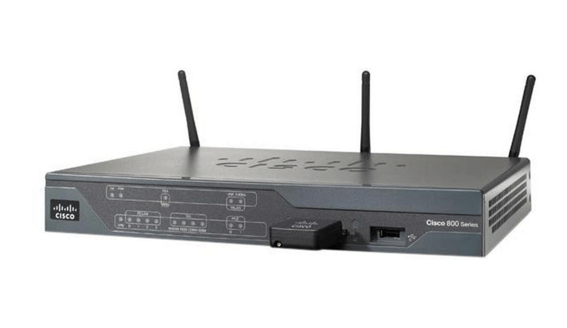 C886VA-W-E-K9 Cisco 886VA IEEE 802.11n 4-Port Fast Ethernet Wireless Router | Refurbished