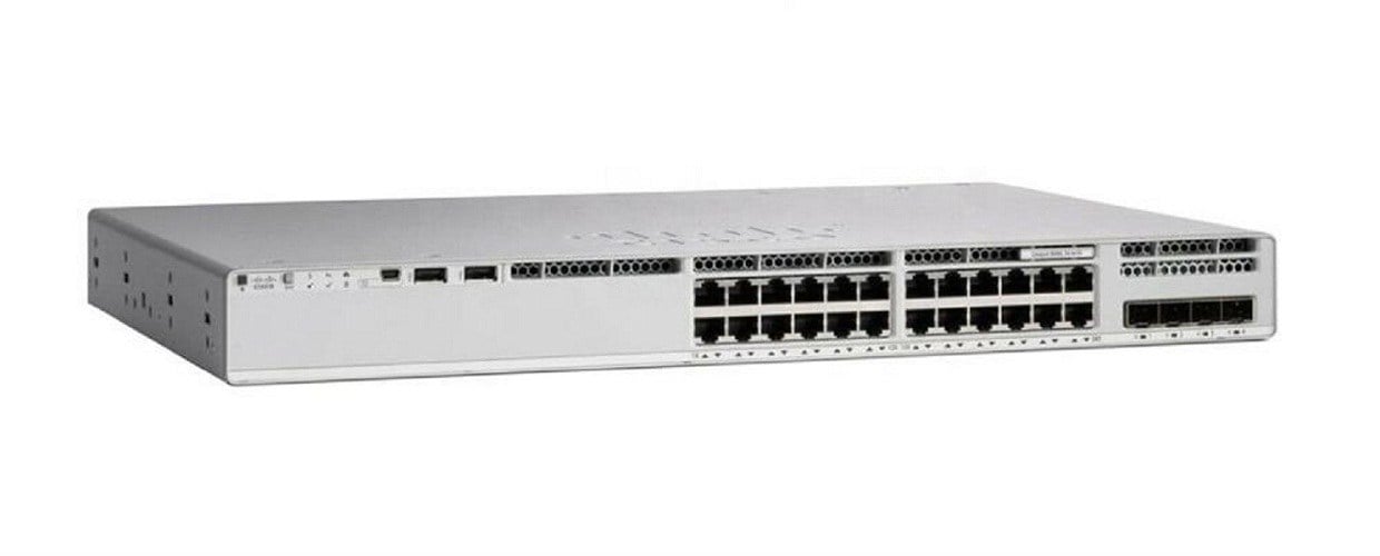 C9200L-24T-4G-A Cisco Catalyst 9200L Switch, Network Advantage, 24 Ports | Refurbished