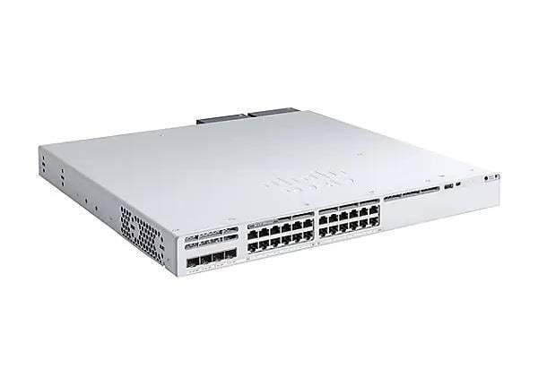 C9300L-24P-4G-E Cisco 24 Ports Layer 3 Switch Fixed Uplinks PoE+ 4X1G Network Essentials | New Factory Sealed