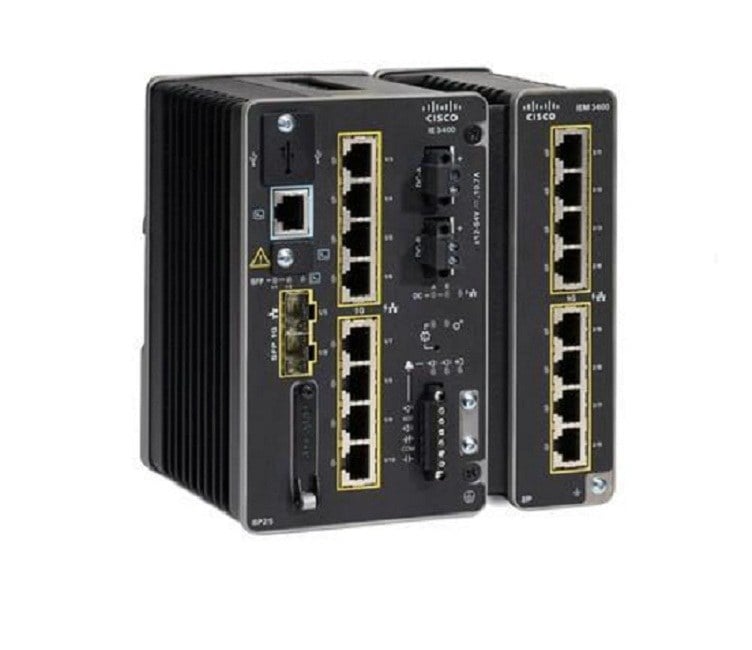Cisco IE-3400-8P2S-A 8 Ports Modular Switch Catalyst IE3400 | New Factory Sealed