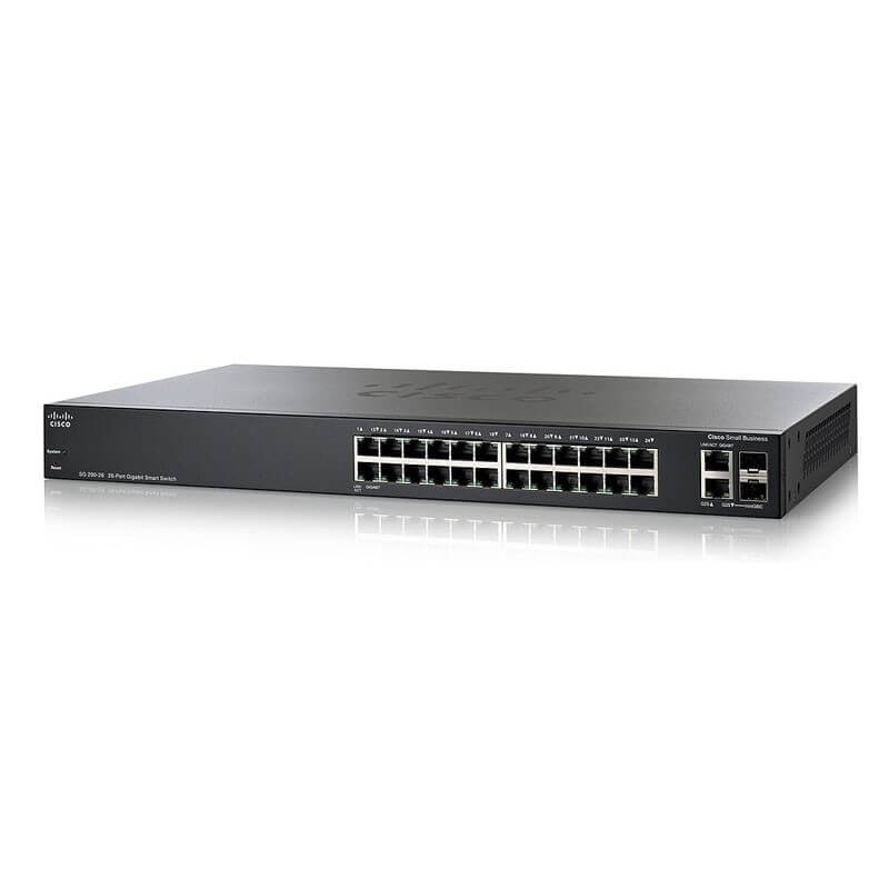 SLM2024T Cisco Small Business 24 Ports Layer2 Ethernet Switch | Refurbished