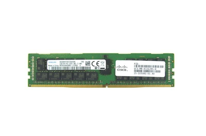 UCS-ML-X32G2RS-H Cisco 32GB 2666MHz PC4-21300 288Pin 1.2v Ecc Registered Lrdimm Memory For Server. New Bulk Pack.