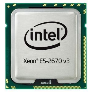 338-BHEZ Dell Intel Xeon 12-Core E5-2670V3 2.3GHz 30MB L3 Cache 8GT/S QPI Speed Socket FCLGA2011-3 22NM 120W Processor. New Bulk Pack.