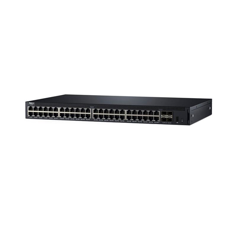 Dell 210-AFTB 48 Ports S3124p L3 POE+ 24x 1GBE 2x SFP+ Managed Rack Mountable Switch | Refurbished