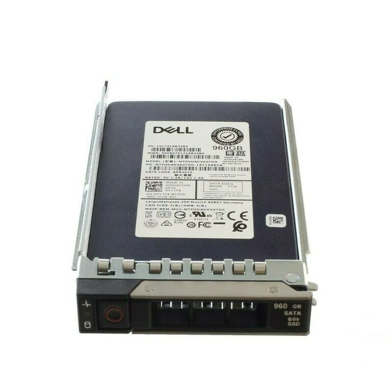 Dell 345-BDFM Mixed Use 960GB SATA 6GBPS TLC Hot-Plug Drive Hybrid Carrier SSD | Refurbished