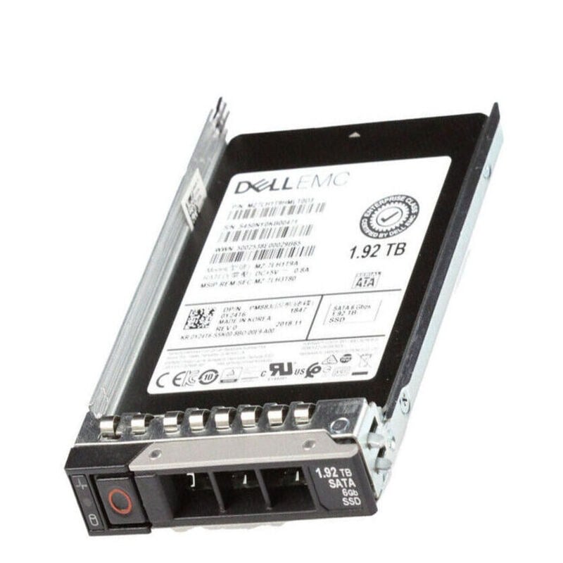 400-ATNW Dell 1.92TB TLC SATA 6GBPS SSD Hot-plug with Hybrid Carrier Read Intensive TLC | Brand New 1 Year Warranty
