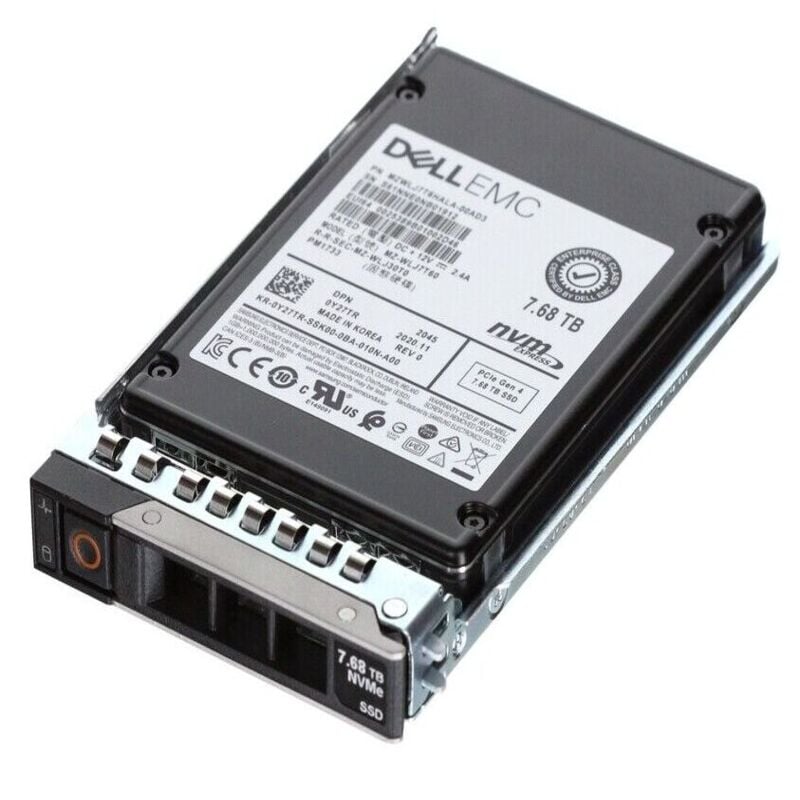 Dell 400-BKEX 7.68TB PCI-E NVMe TLC Read Intensive SSD | Refurbished