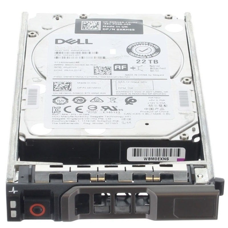 Dell DC2GD 22TB 7.2K RPM Hard Drive SAS 12GBPS 512e Hot-Plug Customer Kit | Brand New 2 Years Warranty