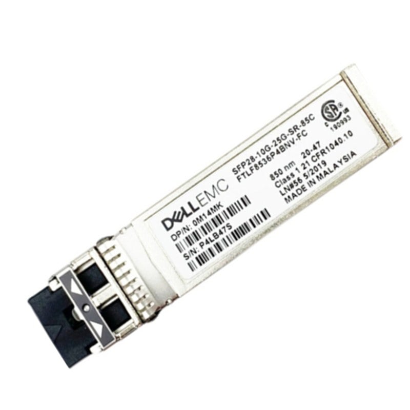 Dell FTLF8536P4BNV-FC 10/25GBe Transceiver Dual Rate SFP28 SR 85C SFP | Brand New