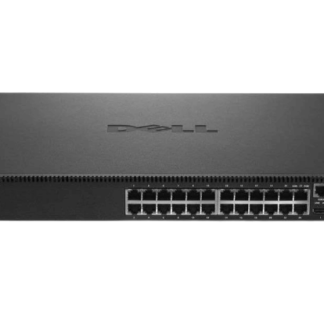N3024ET-ON Dell 24-Ports RJ-45 10/100/1000Mbps auto-sensing ports Layer 3 Switch. Refurbished.