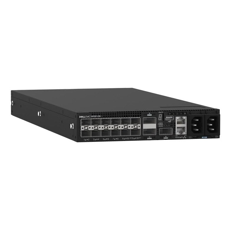 Dell PT0DJ 12 Ports Networking 10GbE Base-t 3P QSFP28 Os10 Switch | Refurbished