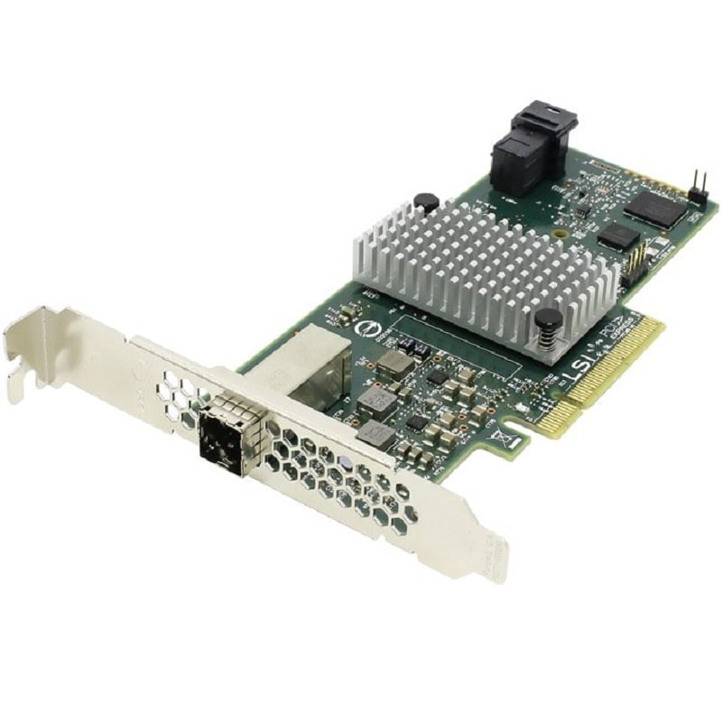 Dell PY1PJ 9300-4I4E Single SAS 4 Port 12GB/S PCIe 3.0 X8 SAS Host Bus Adapter | New Bulk Pack