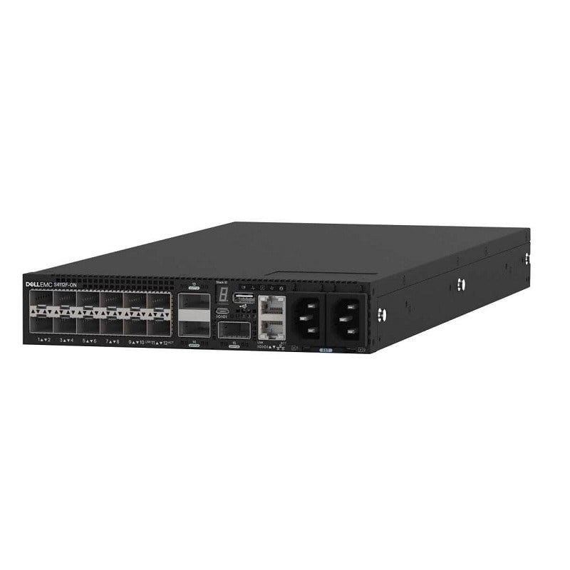 Dell S4112F Networking S4112F-ON 12P 10GbE Switch SFP+ 3P 100GbE QSFP28 | Refurbished