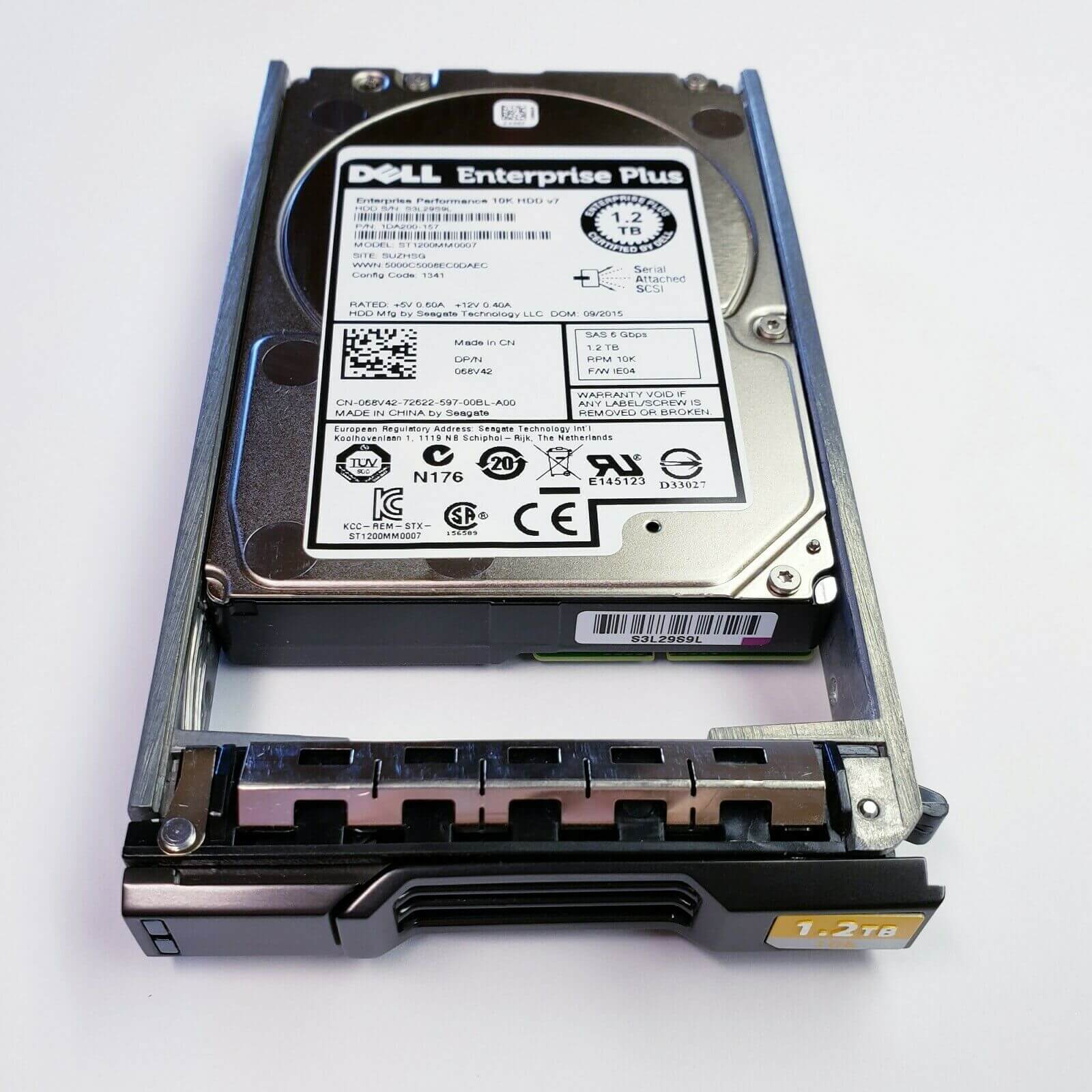 06DHKK Dell 1.2TB 10K RPM SAS 6GBITS 64MB Hard Drive With Tray | Brand New 1 Year Warranty