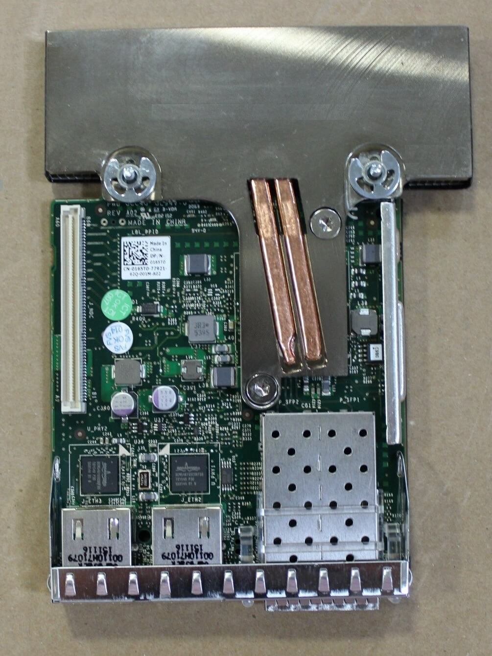 165T0 Dell Broadcom 57800S 2X10GBE Quad-Port SFP With 2X1GBE Converged NDC. Refurbished.