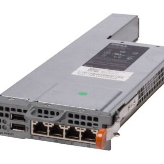 17DH1 Dell FX2 FN410T I/O Aggregator Module E16M 8X Internal Ports, 4X 10GB RJ-45 External I/O Module FN410T. Refurbished.