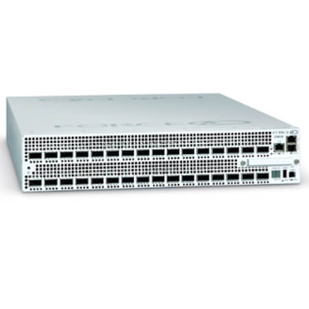 225-2446 Dell Force10 Networks 32-Port 40GBE Core Router/Switch, 32 X 40GBE QSFP+,1 X AC PSU, 4 X Fans, I/O Panel To PSU Airflow. Refurbished.
