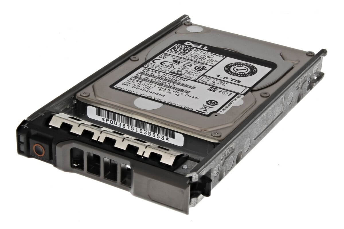 2TRM4 Dell 1.8TB 10K RPM SAS-12GBPS 128MB 512E 2.5inch SFF Hard Disk Drive For Server | Brand New 2 Years Warranty