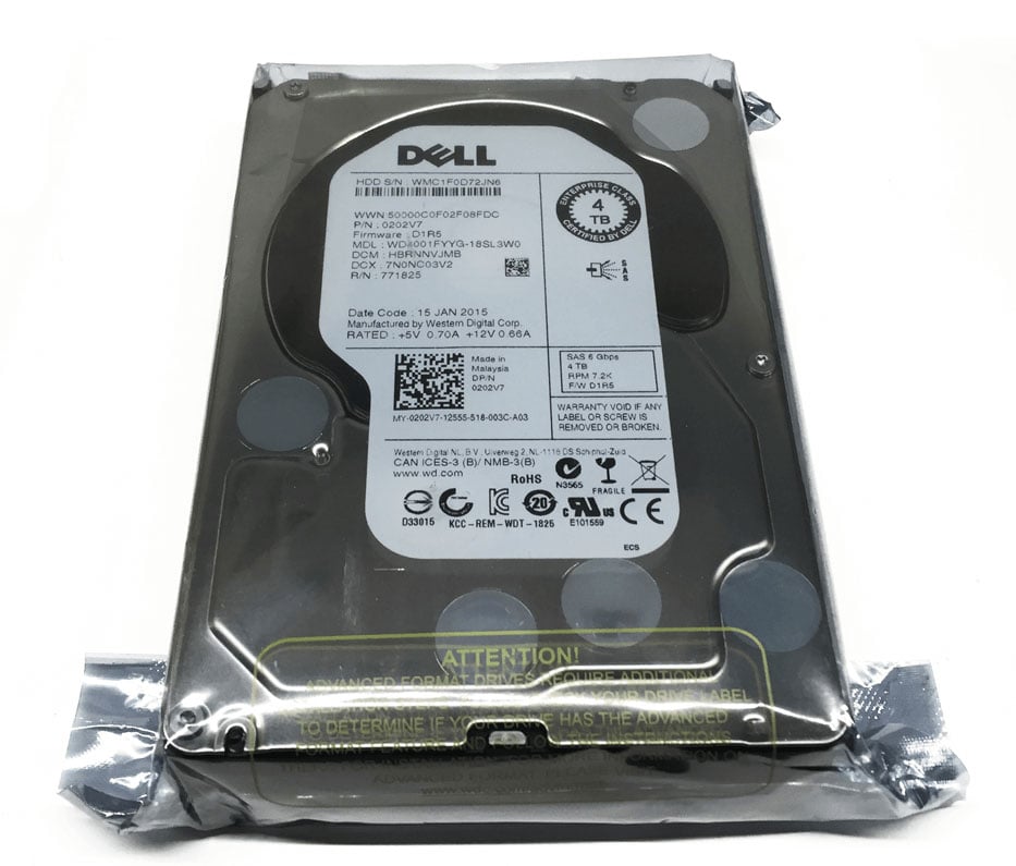 342-5570 Dell 4TB 7.2K RPM SAS-6GBPS Hard Disk With Tray | Brand New
