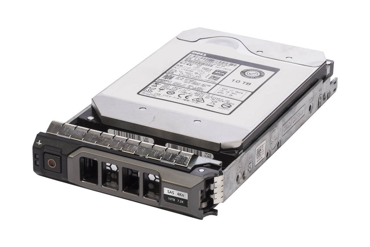 400-ANVE Dell 10TB 7.2K RPM SAS-12GBPS LFF Hard Disk | Refurbished