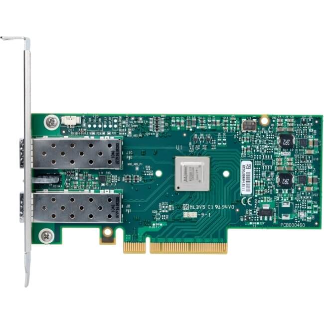 540-BBEF Dell Mellanox Connect X3 Dual Port 10 GBE SFP+ Full Height Network Adapter | Refurbished