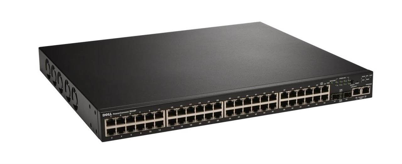 550977377 Dell Powerconnect 3548P POE Switch 48 Ports Managed Stackable. Refurbished.