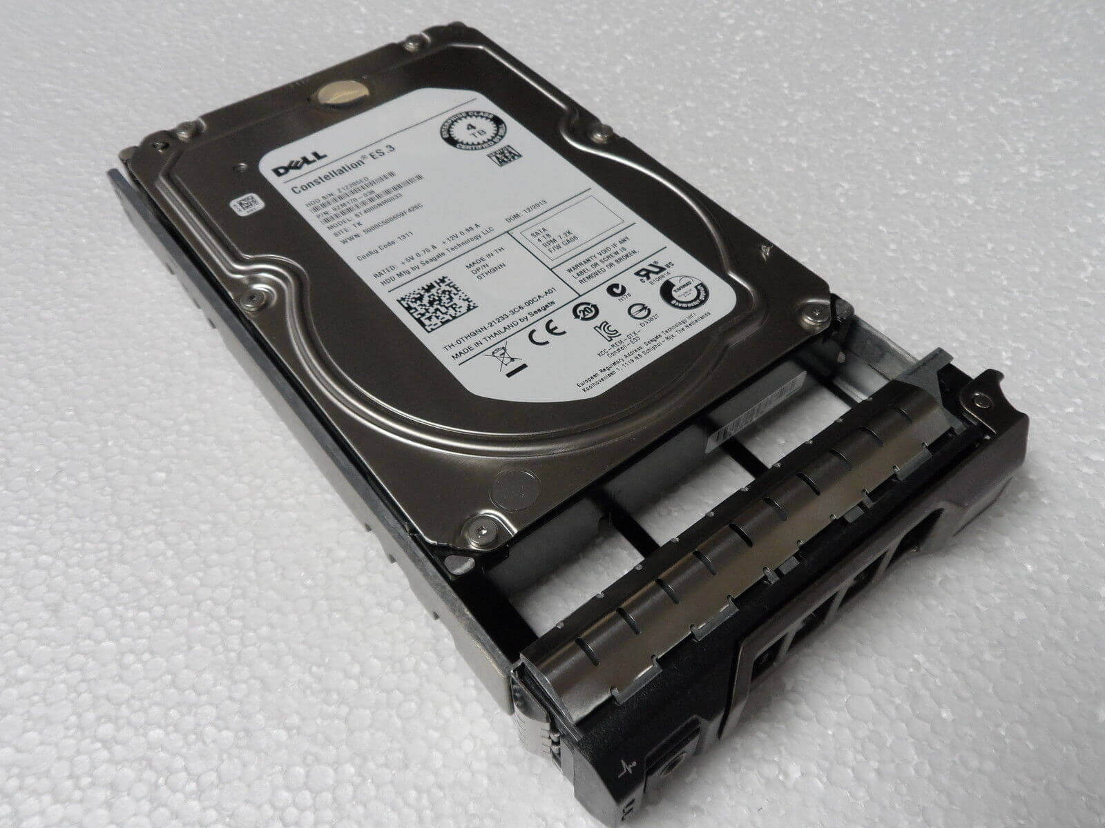 A6575787 Dell 4TB 7.2K RPM 64MB Buffer SATA-6GBPS 3.5inch Hard Disk Drive With Tray For Poweredge & Powervault Server. Refurbished.