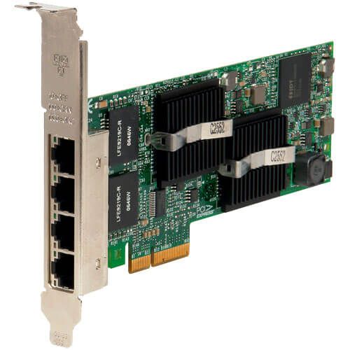 D985J Dell Pro 1000 VT Quad Port Server Adapter LP PCIE. Refurbished.
