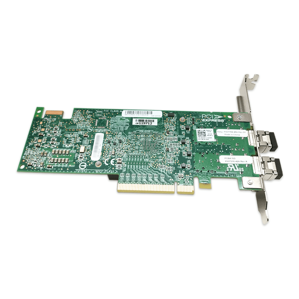 PD89Y Dell 32GB Dual Port PCIE Gen 4 X8 Fiber Channel Host Bus Adapter. New Bulk Pack.