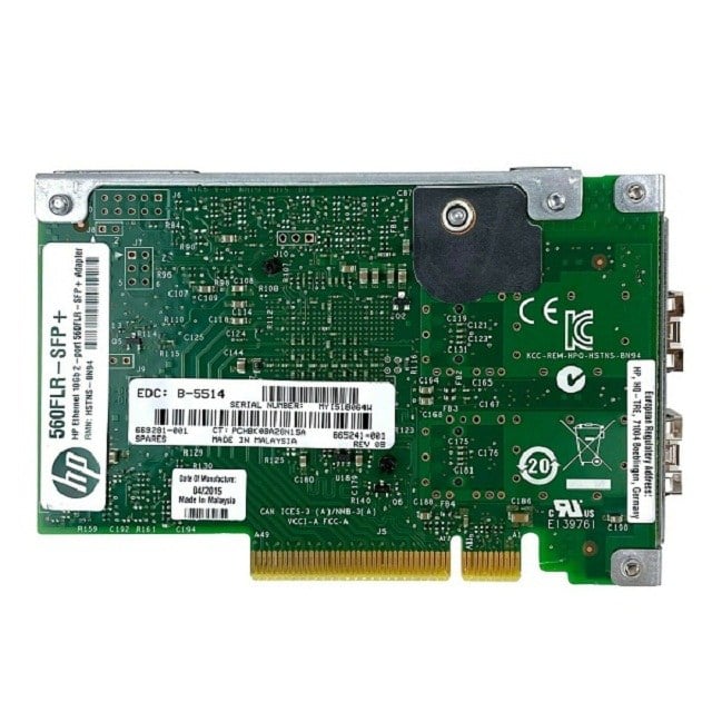 665243-B21 HPE 10GBPS 560FLR-SFP+ PCI Express Dual-Ports Network Adapter | Refurbished