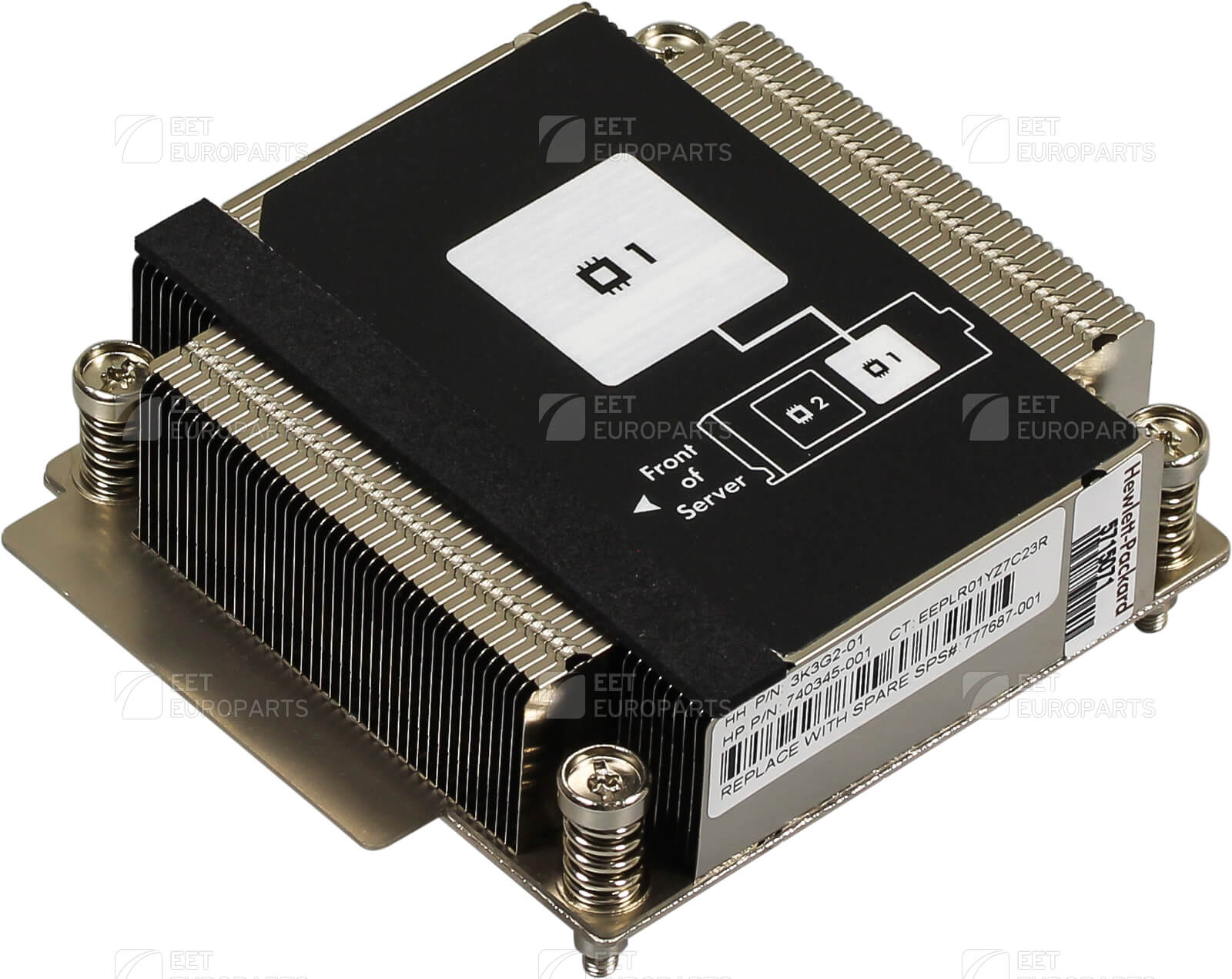 777687-001 HP CPU 1 Heatsink Assembly for Proliant BL460 Gen9 | Refurbished