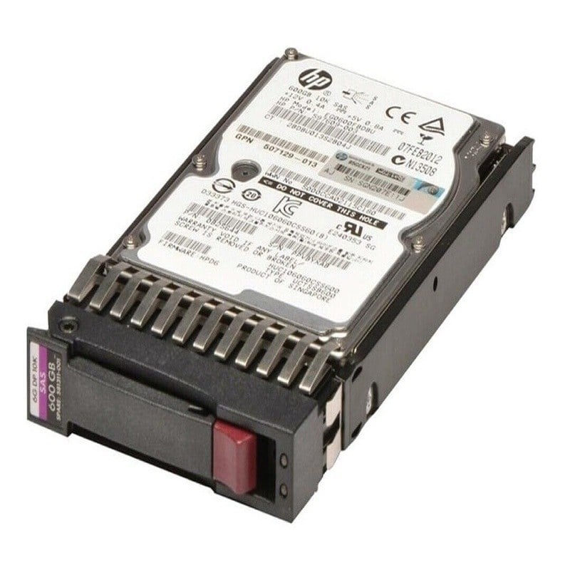 HP EG0600FBDSR 600GB 10K RPM HDD SAS 6GBPS SFF Hot-swap With Tray | Brand New 3 Years Warranty