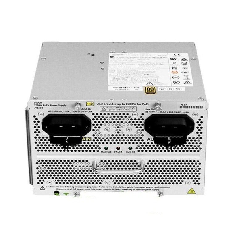 HP J9830B#ABA 2750-Watt Network PSU for Aruba 5400R PoE+ ZL2 | New Bulk Pack