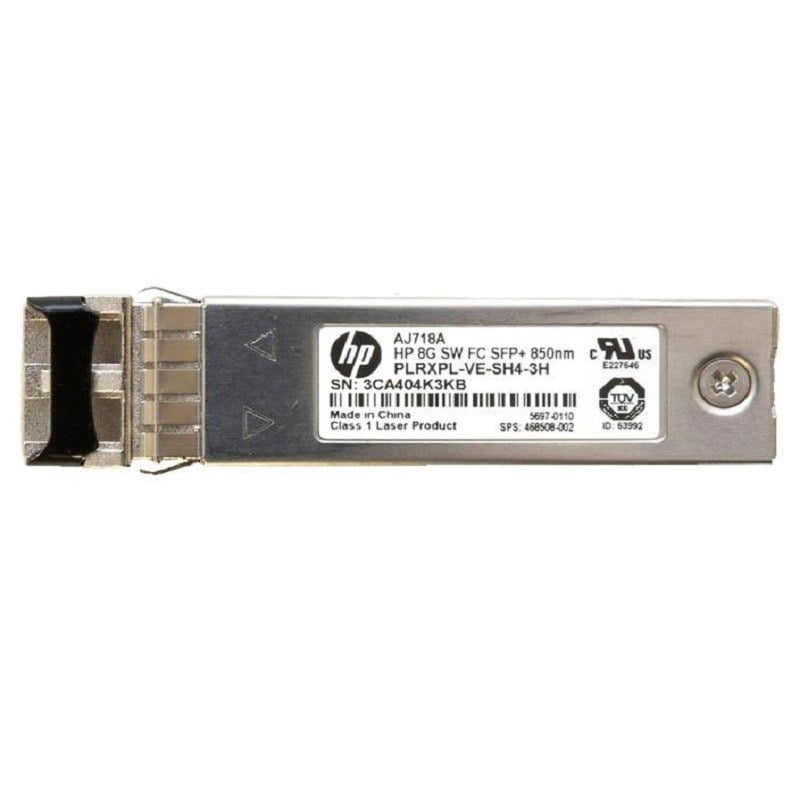 HPE 468508-002 8gb Short Wave Fiber Channel (fc) Small Form Factor (sff) Transceiver | Refurbished