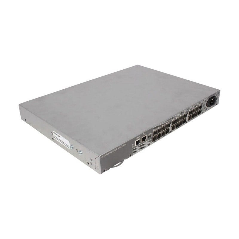 HPE 492294-001 8/40 Power SFP Full Fabric 24 Ports Rack-Mountable Enabled San Switch | Refurbished