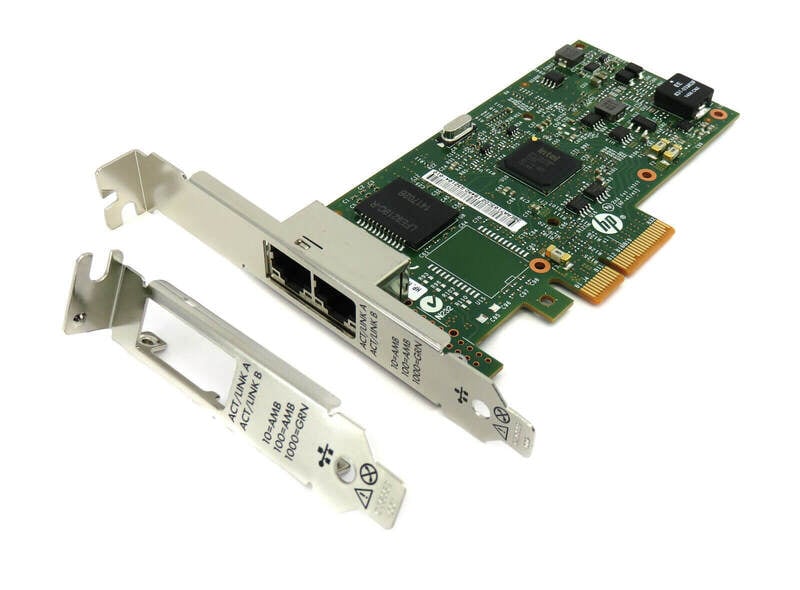 656241-001 HPE 361T 1Gb 2 Port PCIe 2.0x4 10MB Network Adapter for ProLiant | Refurbished