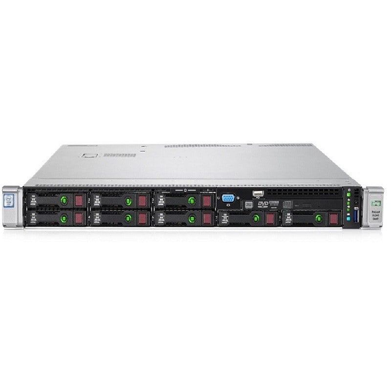 HPE 850367-S01 ProLiant DL360 E5-2690V4 2-Processors 64GB DDR4 DIMMs 8-SFF SATA Bays 2 x 800W PS Gen9 Server | Refurbished Cto