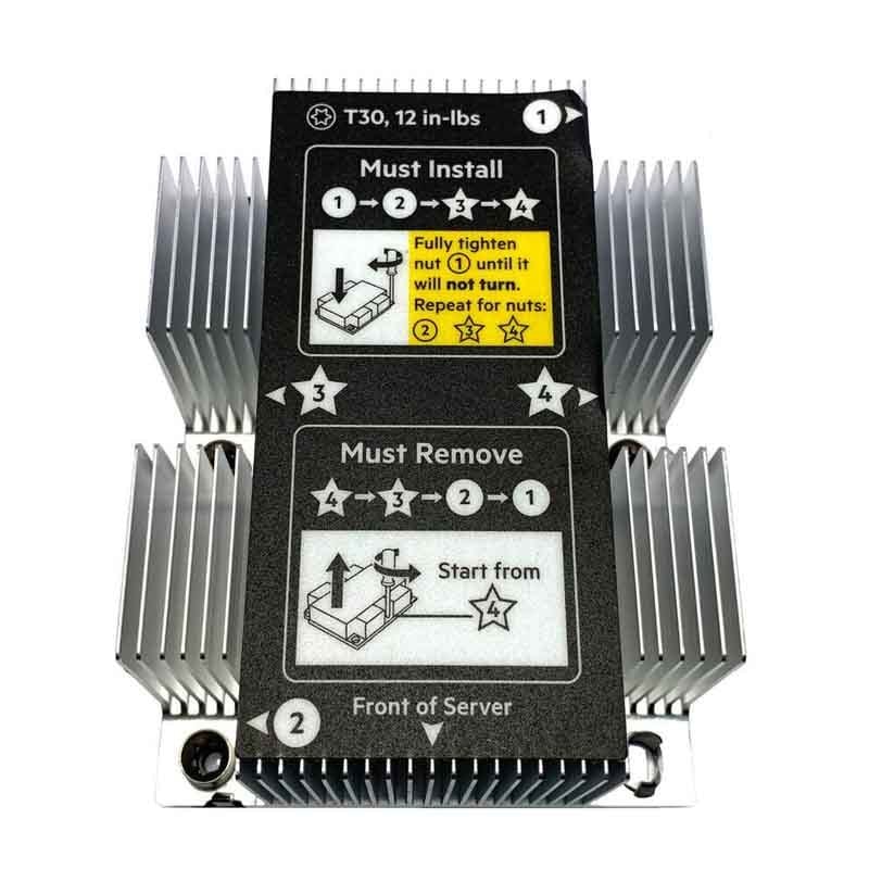875070-001 HPE Screw Down Standard Heatsink CPU for Proliant DL380 G10 | Refurbished