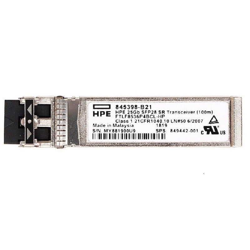 HPE FTLF8536P4BCL-HP 25 GBPS Transceiver SFP28 SR 100m | New Bulk Pack