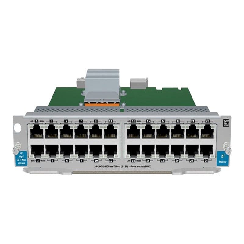 HPE J9550A#ABB 24-Ports x 1000Base-T Plug-In Module 1GBPS Expansion Module | Brand New 3 Years Warranty