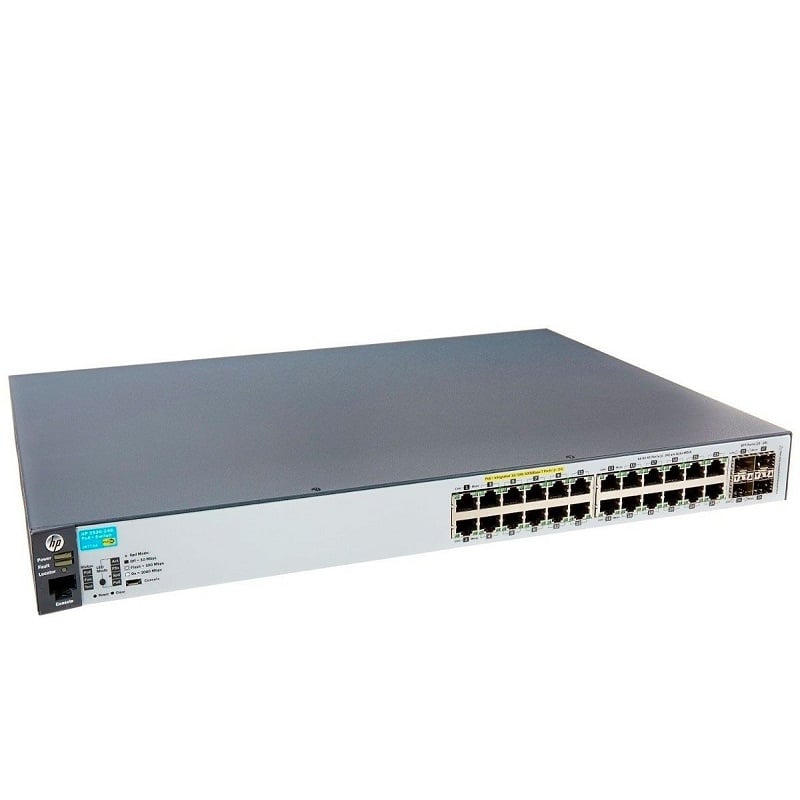J9773-61001 HPE 2530-24G PoE+ 4 Gigabit SFP Managed 24-Ports Switch ...