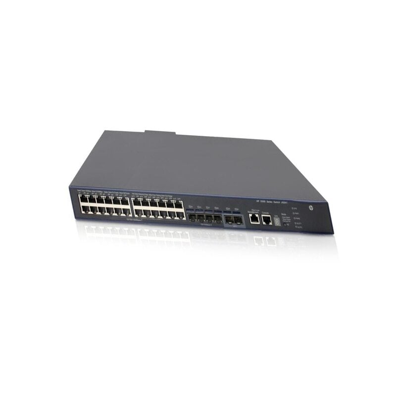 JG541A HPE 5500 24g PoE 4 SFP 24 Ports Managed Switch With 2 Interface Slots | Refurbished