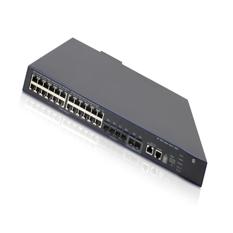 JG541A HPE 5500 24g PoE 4 SFP 24 Ports Managed Switch With 2 Interface Slots | Refurbished
