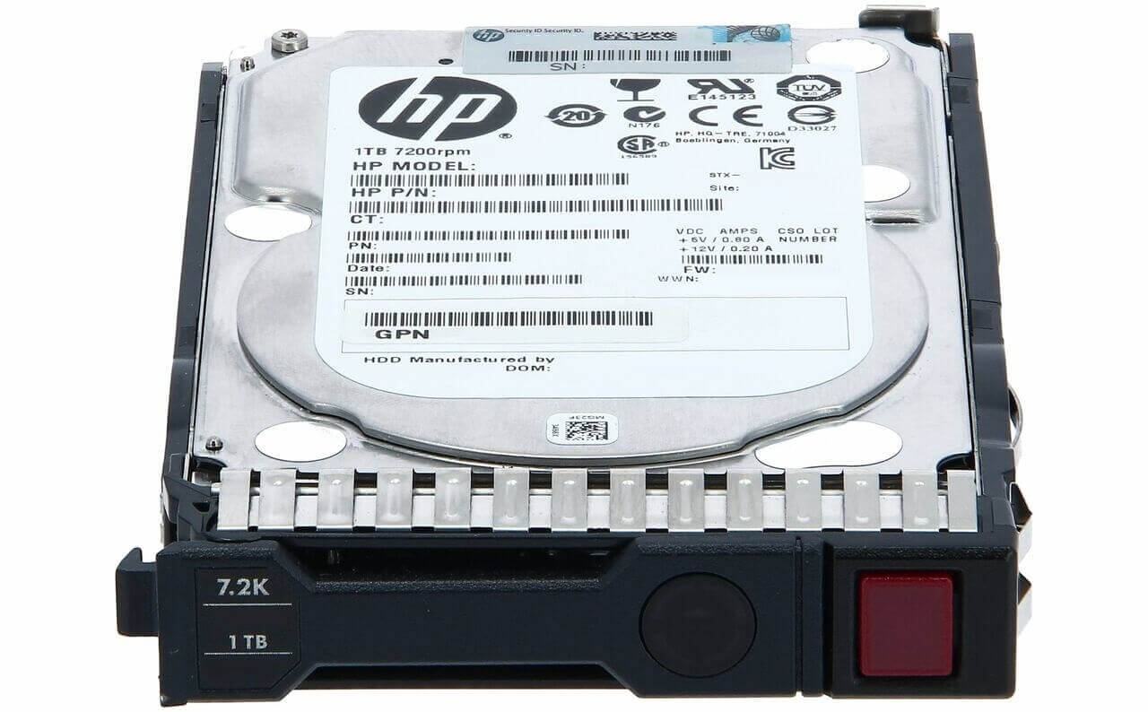 HPE 832514-H21 1TB 7.2K RPM SFF DS SAS 12GBPS SC Internal Hard Drive | Brand New 3 Years Warranty